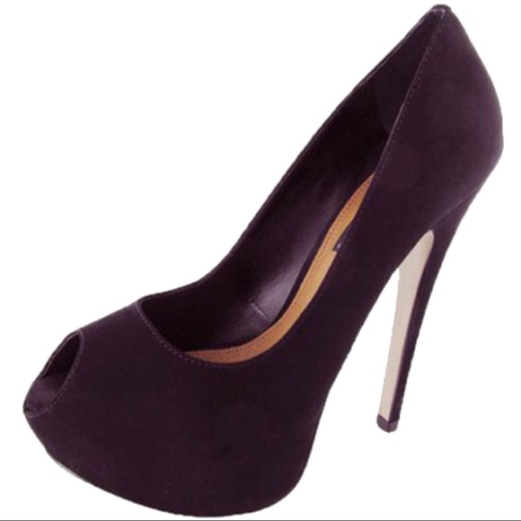Steven by Steve Madden Oxblood Peep Toe Pumps - Picture 4 of 4